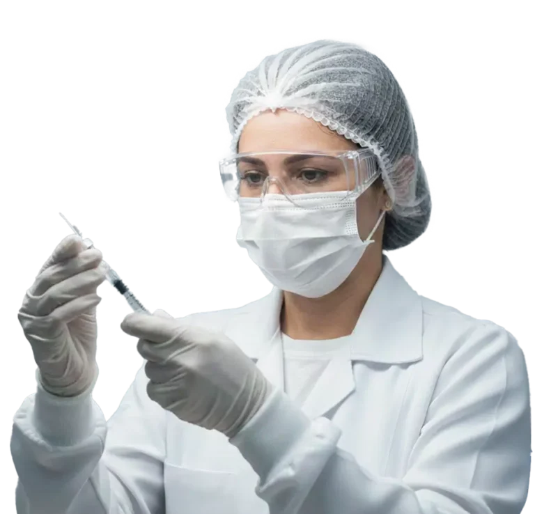 Profissionais de saúde em aula prática de pós-graduação em oncologia no IOP Educa